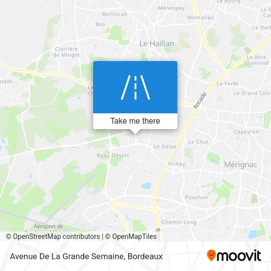 Avenue De La Grande Semaine map