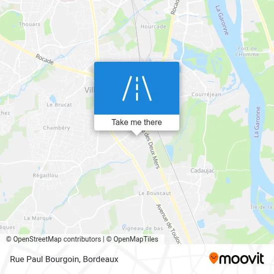 Rue Paul Bourgoin map