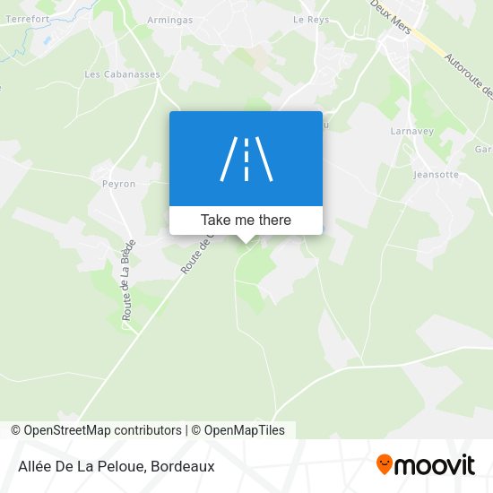 Allée De La Peloue map