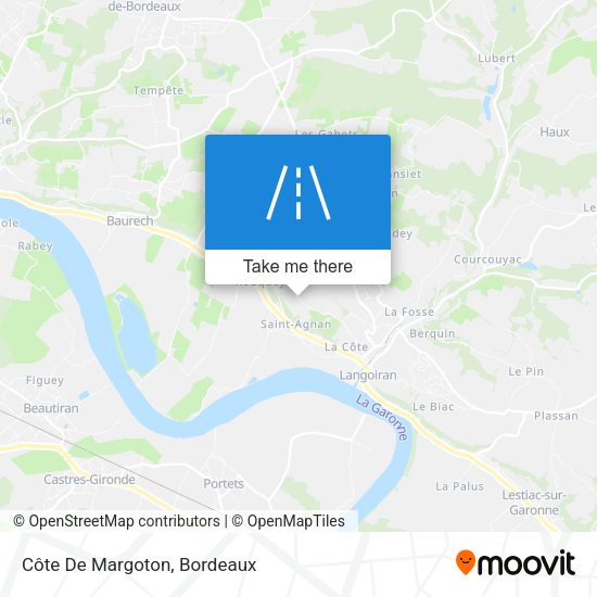 Côte De Margoton map