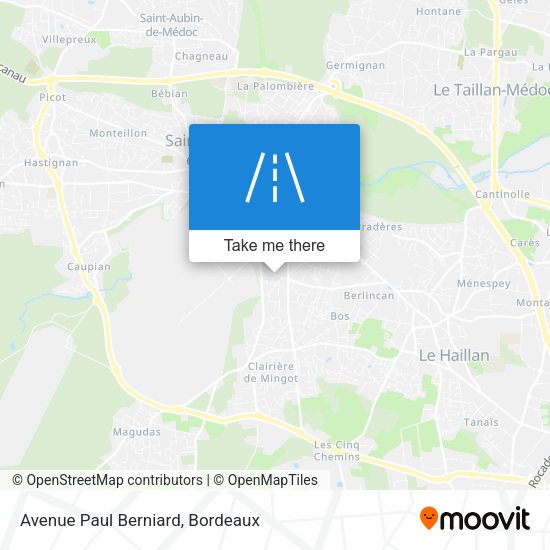 Avenue Paul Berniard map