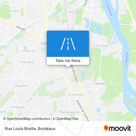 Rue Louis Braille map