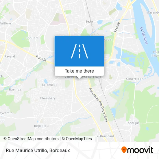 Rue Maurice Utrillo map