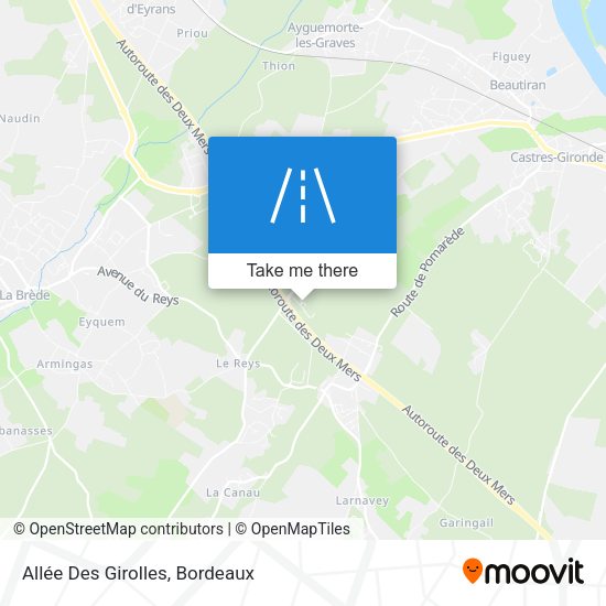 Allée Des Girolles map