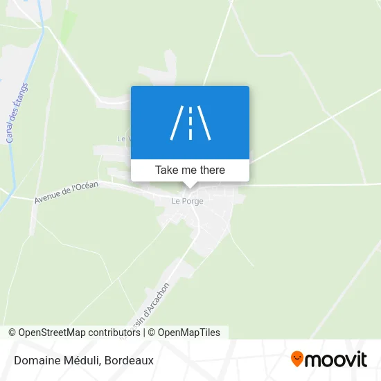 Domaine Méduli map