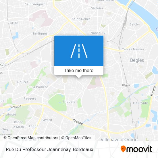 Rue Du Professeur Jeannenay map