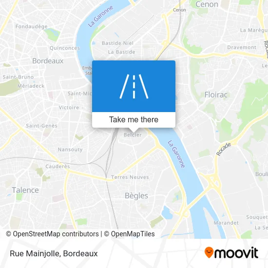 Rue Mainjolle map