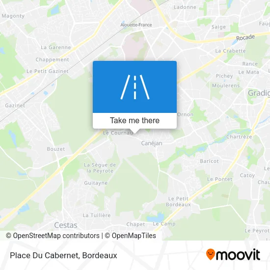 Place Du Cabernet map