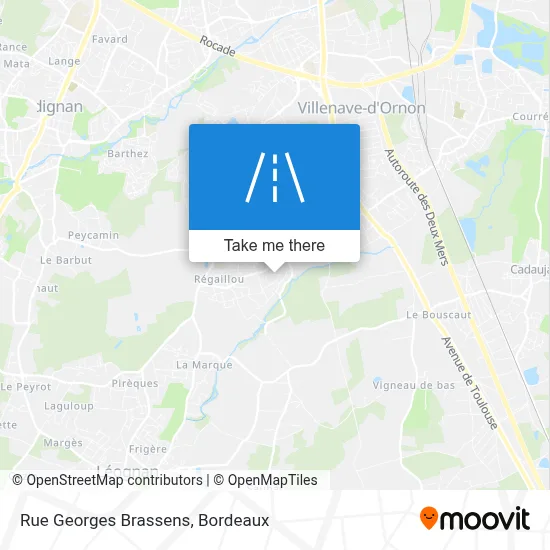 Rue Georges Brassens map