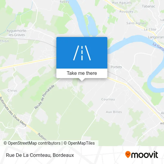 Rue De La Comteau map