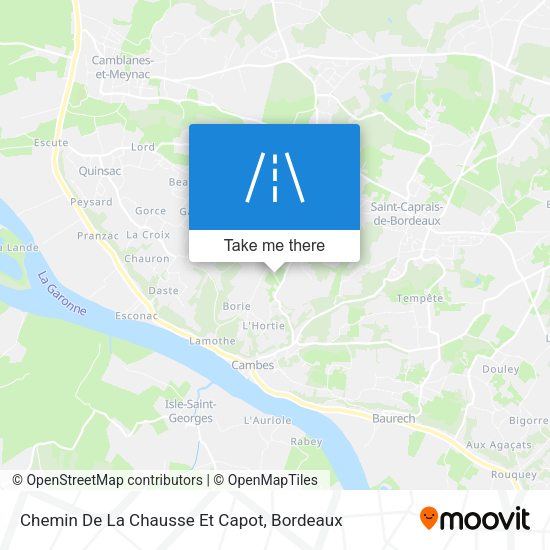 Chemin De La Chausse Et Capot map