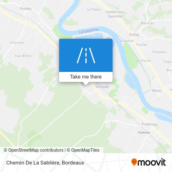Chemin De La Sablière map