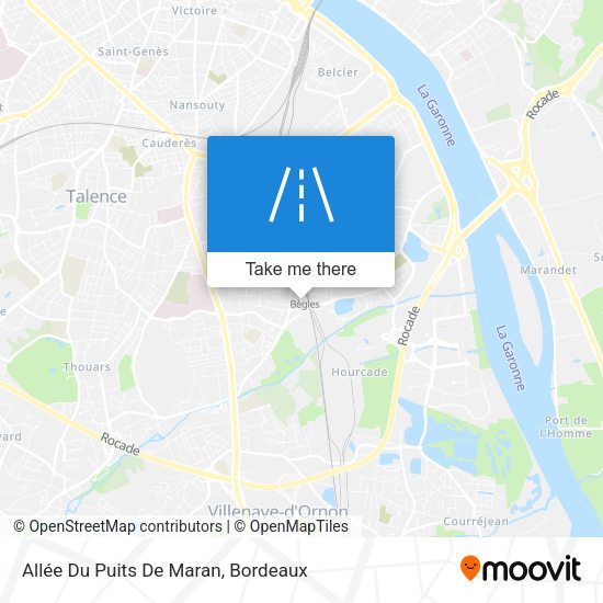 Allée Du Puits De Maran map