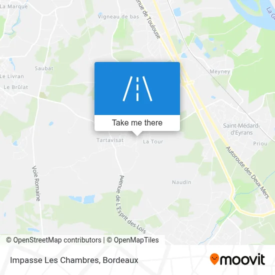 Impasse Les Chambres map