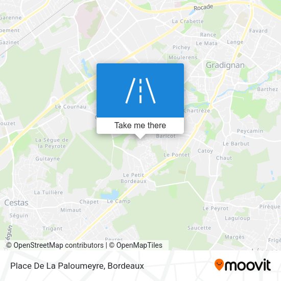 Place De La Paloumeyre map