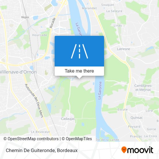 Chemin De Guiteronde map