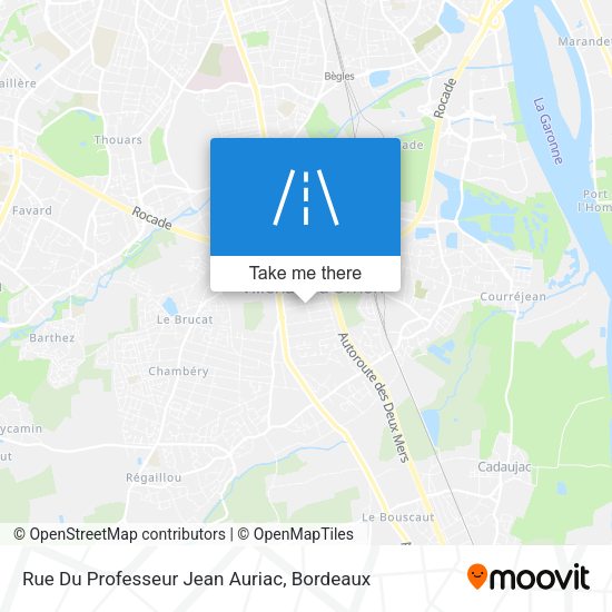 Rue Du Professeur Jean Auriac map