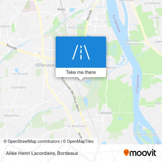Allée Henri Lacordaire map