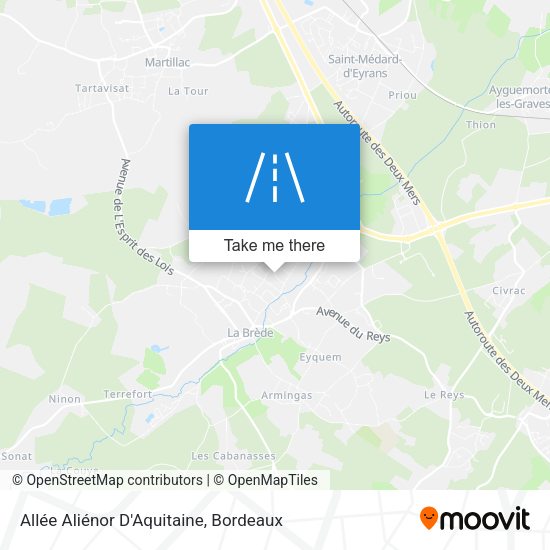 Allée Aliénor D'Aquitaine map