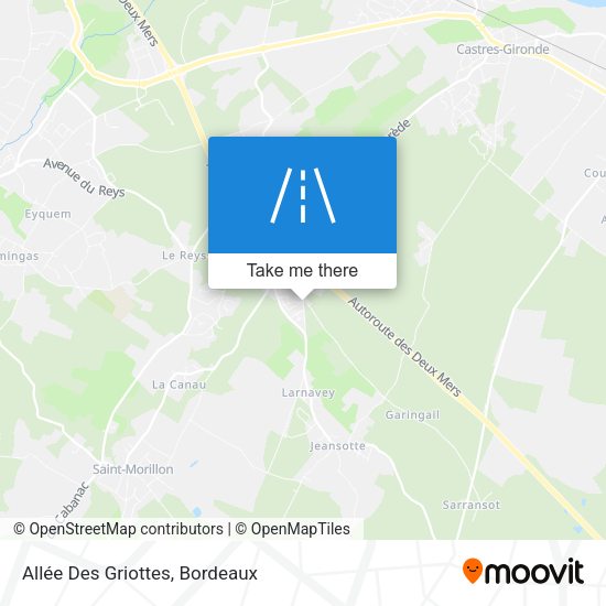 Allée Des Griottes map