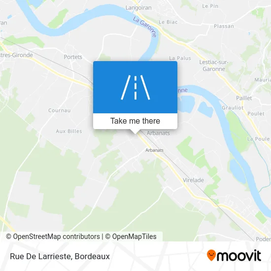 Rue De Larrieste map