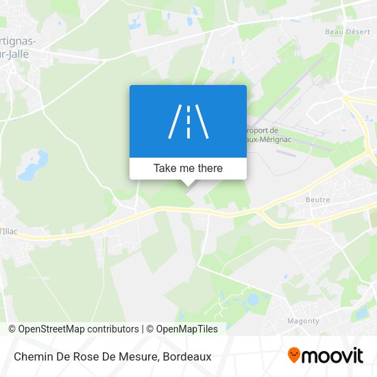 Chemin De Rose De Mesure map