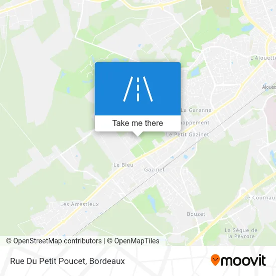 Rue Du Petit Poucet map