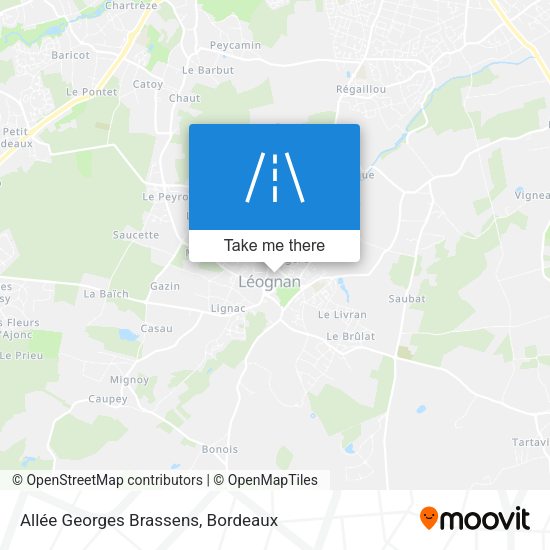 Allée Georges Brassens map