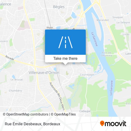 Rue Émile Desbeaux map