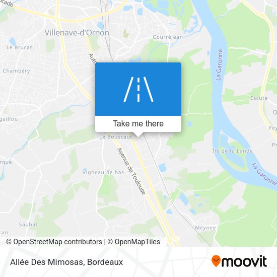 Allée Des Mimosas map