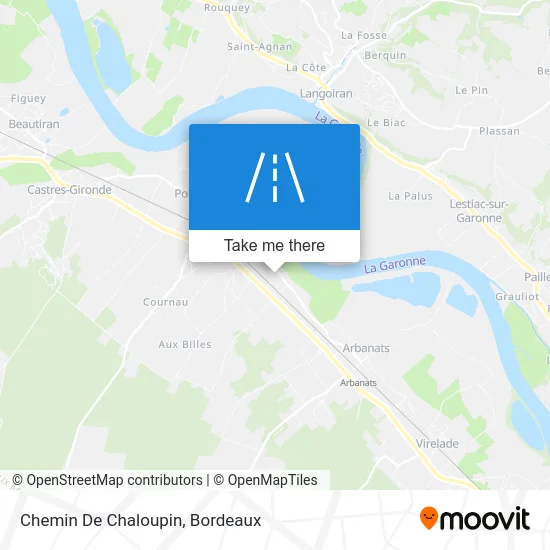 Chemin De Chaloupin map