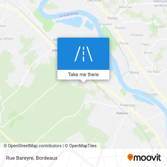 Rue Bareyre map