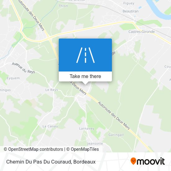 Chemin Du Pas Du Couraud map