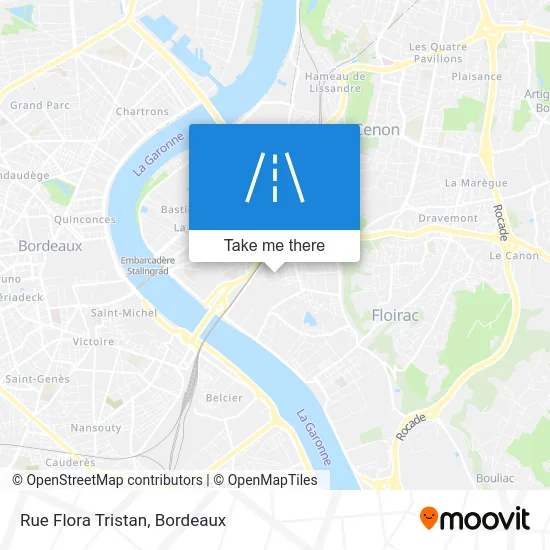 Rue Flora Tristan map