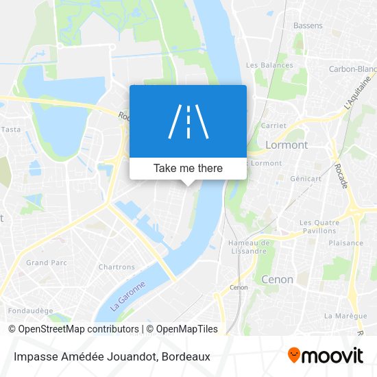 Impasse Amédée Jouandot map