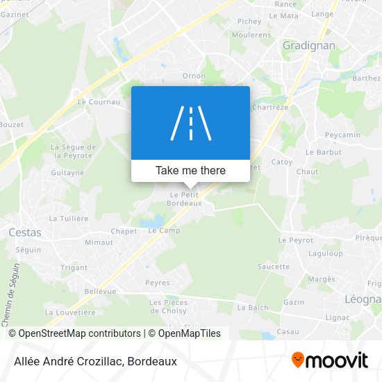 Allée André Crozillac map