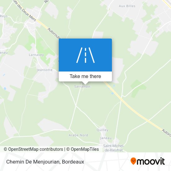 Chemin De Menjourian map