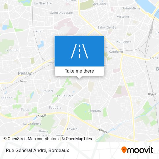 Rue Général André map