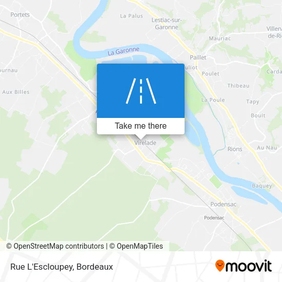 Rue L'Escloupey map