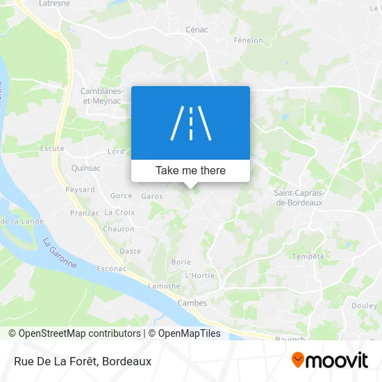 Rue De La Forêt map