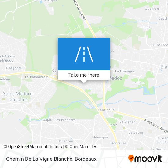 Chemin De La Vigne Blanche map