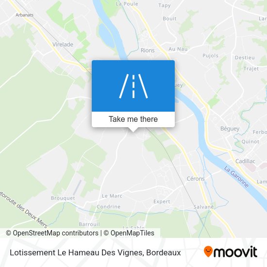 Lotissement Le Hameau Des Vignes map