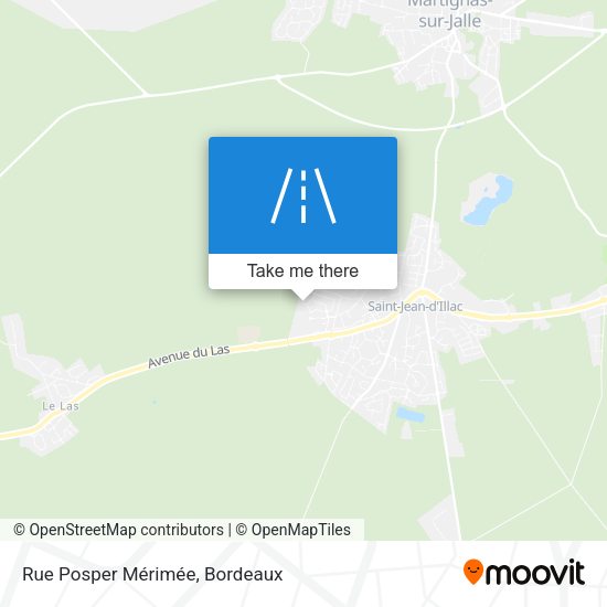 Rue Posper Mérimée map