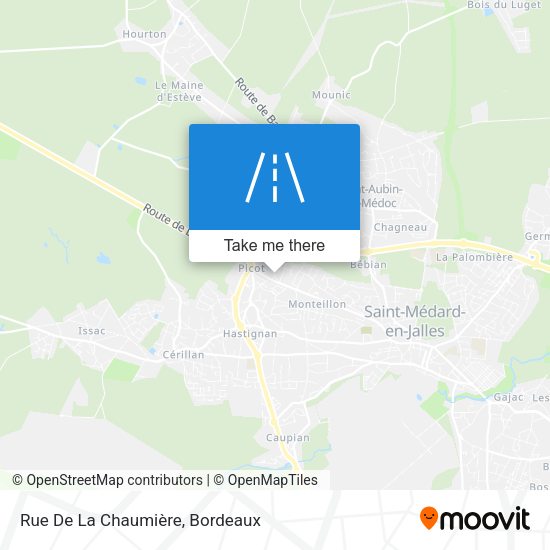 Rue De La Chaumière map