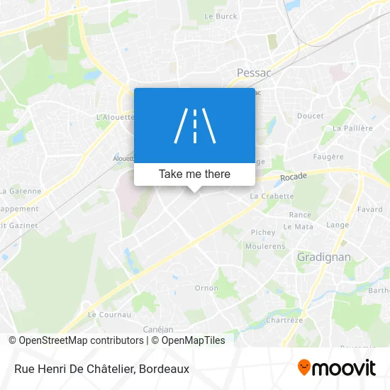 Rue Henri De Châtelier map