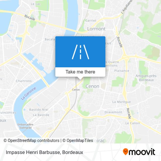 Impasse Henri Barbusse map