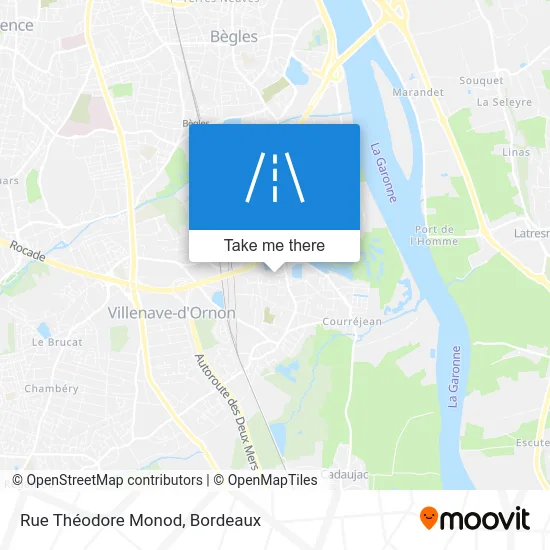 Rue Théodore Monod map