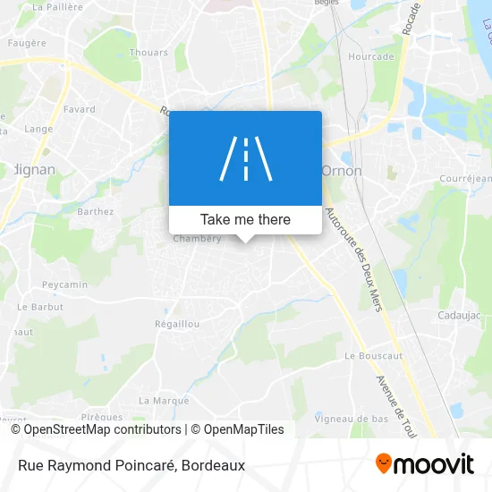 Rue Raymond Poincaré map