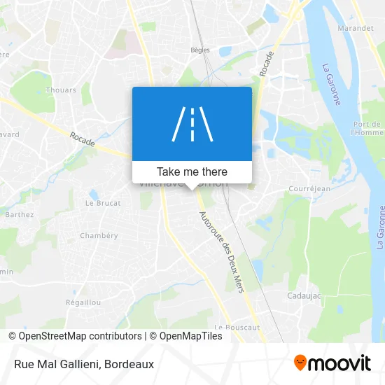 Rue Mal Gallieni map