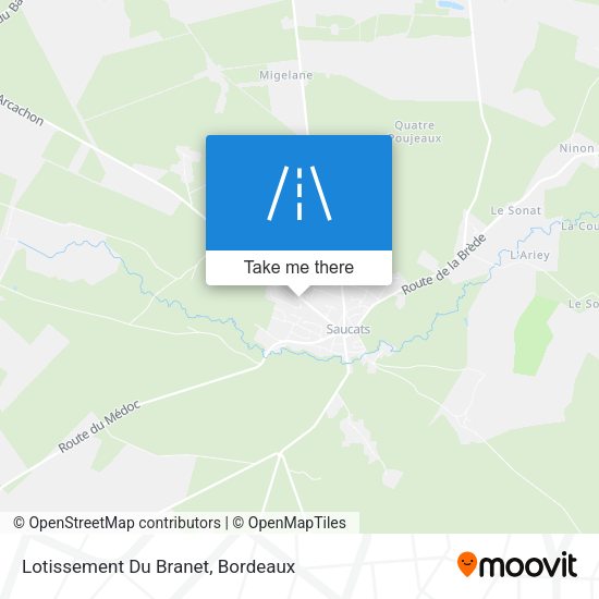 Lotissement Du Branet map